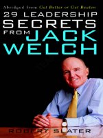 29 Leadership Secrets From Jack Welch pot