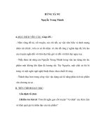 RỪNG XÀ NU Nguyễn Trung Thành pot