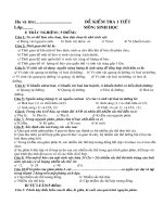 Đề KT Sinh-10(45 phút)