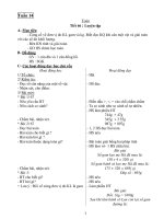 Giáo Án Toán Lớp 3 _ Tuần 14 pps