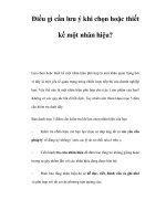 Điều gì cần lưu ý khi chọn hoặc thiết kế một nhãn hiệu? ppsx