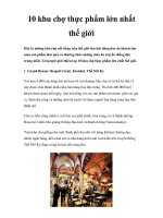 10 khu chợ thực phẩm lớn nhất thế giới pdf