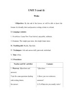 UNIT 5 (cont’d) Write doc