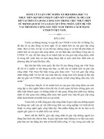 Tiểu luận về CNXH khoa học