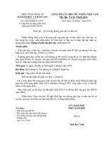 Công văn tập huấn phần mềm Phổ cập giáp dục ES 5.0