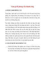 Làm gì để phỏng vấn thành công pptx