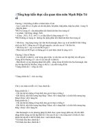 Tổng hợp kiến thực cần quan tâm môn Mạch Điện Tử số docx