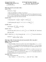 Đề thi thử đại học - cao đẳng môn Toán năm 2011 - đề số 27 ppt
