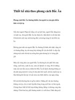 Thiết kế nhà theo phong cách Bắc Âu doc