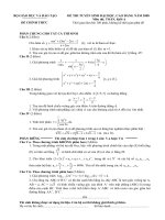 ĐỀ THI MÔN TOÁN - KỲ THI ĐẠI HỌC KHỐI A NĂM 2008 pdf