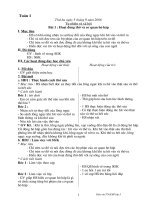 Giáo án TNXH 3: Tuần 1 đến tuần 7