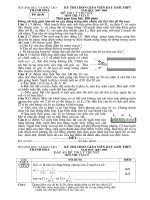 Đề thi GVG  Thanh Hoá - môn Vật lí