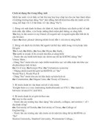 cách sử dụng the trong tiếng anh