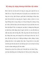 Kỹ năng xây dựng chương trình làm việc nhóm ppsx