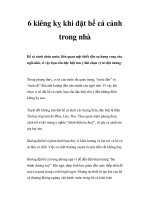 6 kiêng kỵ khi đặt bể cá cảnh trong nhà ppsx