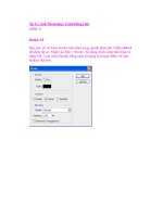Xử Lý Ảnh Photoshop: Cánh Đồng Quê (phần 3) potx