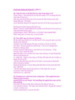 Giáo trình window: Tập hợp các thủ thuật hay phần 6 potx