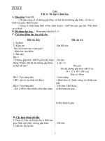 Giáo Án Toán Lớp 3 _ Tuần 3 doc