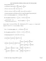 Bài tập phương trình lượng giác ôn thi đại học ppsx