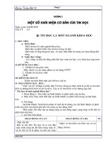 Chon bộ giáo án Tin học 10