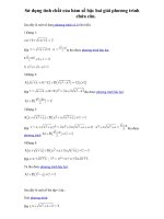 Cách Giải phương trình chứa căn