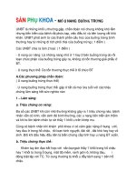 SẢN PHỤ KHOA - MỔ U NANG BUỒNG TRỨNG UNBT doc