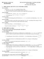 Mẫu đề thi Toán BGD 2009