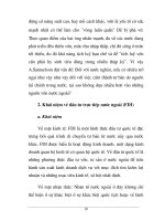 Quá trình hình thành những vấn đề thảo luận trong quá trình đầu tư nước ngoài part2 ppsx