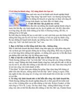 5 Lời khuyên thành công - Kỹ năng dành cho bạn trẻ docx