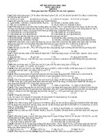 Đề&Đáp án thi thử ĐH khối B THPT KT