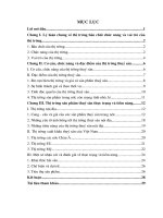 Thị trường đầu ra của sản phẩm thủy sản việt nam  thực trạng và tiềm năng