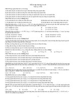 ÔN LUYỆN LÝ 11 NÂNG CAO