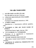 Kỹ Thuật Thụ Tinh Nhân Tạo Vật Nuôi - Đào Đức Thà phần 10 pps