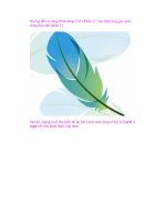 Hướng dẫn sử dụng Photoshop CS5 - Phần 21: Tạo hiệu ứng gợn nước trong bức ảnh (phần 3) pot