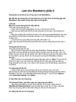 Làm chủ Blackberry phần 9 pdf