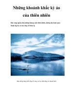 Những khoảnh khắc kỳ ảo của thiên nhiên doc