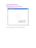 Tạo móc đeo hình cỏ bốn lá ( phần 1 ) doc