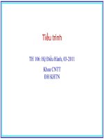 Tiểu trình: Hệ Điều Hành ppt