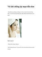 Vũ khí chống lại mụn đầu đen potx