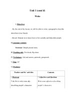 Unit 1 (cont’d) Write ppt