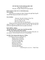 ĐỀ THI THỬ KHỐI D 2010 SỐ 1