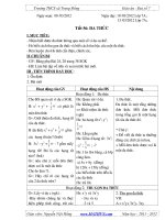 giáo án đại số 7 phần 2