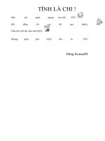 Dành cho các cô giáo