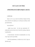 SUY GAN CẤP TÍNH (INSUFFISANCE HEPATIQUE AIGUE) pot