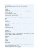 200 câu hỏi thi trắc nghiệm về công nghệ thông tin - phần 1 pptx