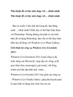 Thủ thuật để có bức ảnh chụp với… chính mình pdf