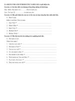 Hỏi và Giới thiệu tên