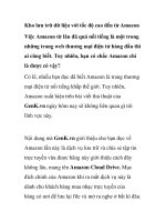 Kho lưu trữ dữ liệu với tốc độ cao đến từ Amazon pptx