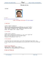 Tong hợp code trang trí Web