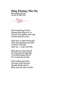 Bâng khuâng mùa hạ